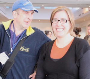 Dave Knowles and Emma Barrance